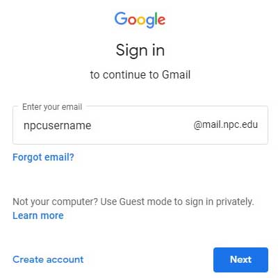 Student E-Mail Accounts